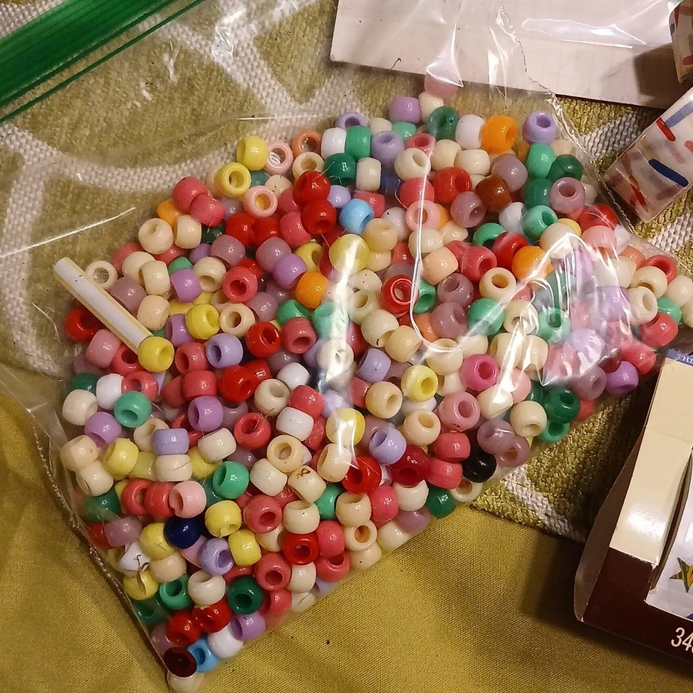 Colorful Bead and Sticker Set for Crafting - Picture 2 of 7